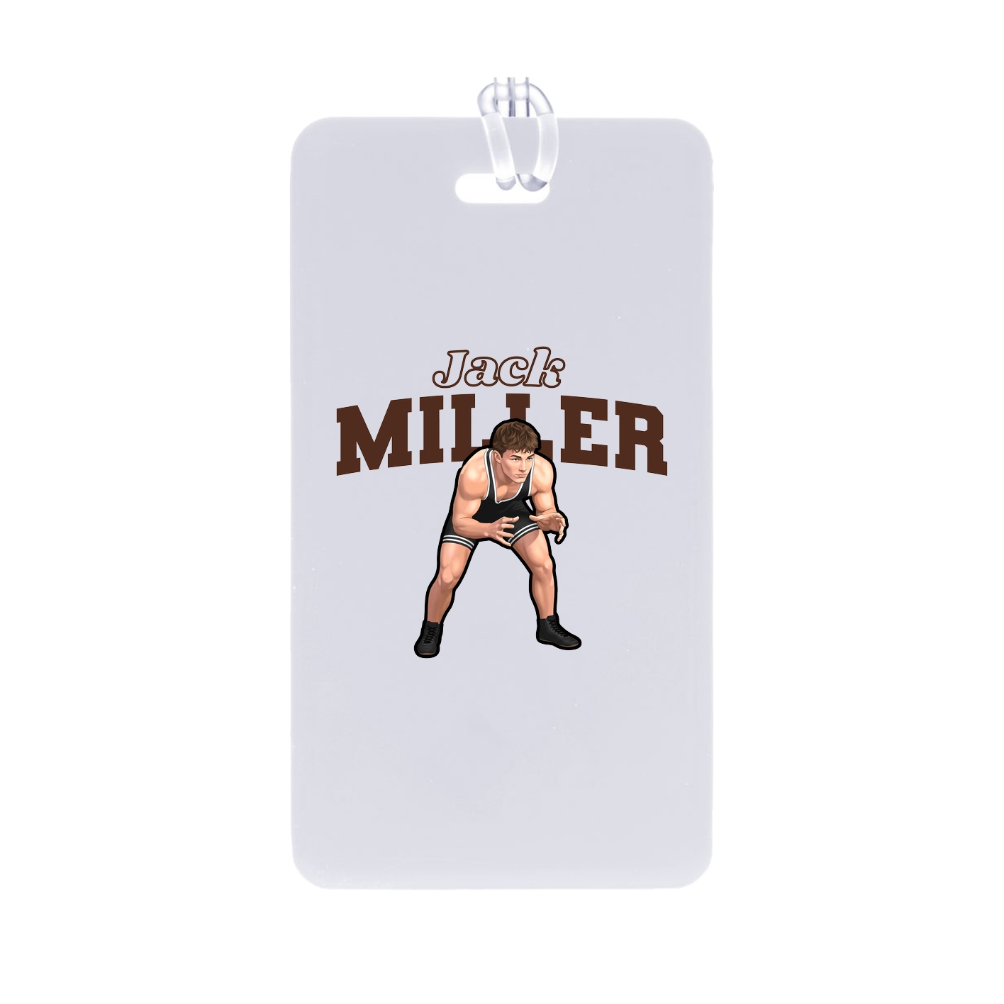Bag Tag — Name Arch in Classic