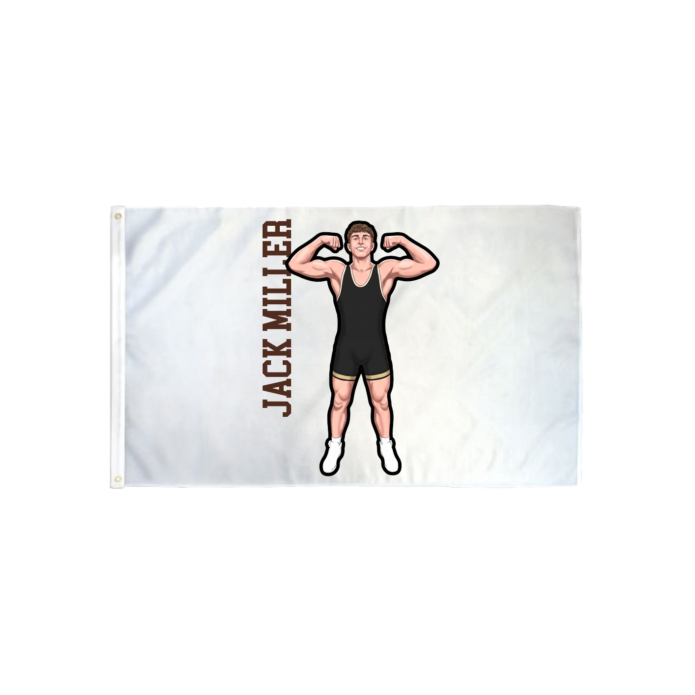 3x5 Flag — Name Vertical in Classic