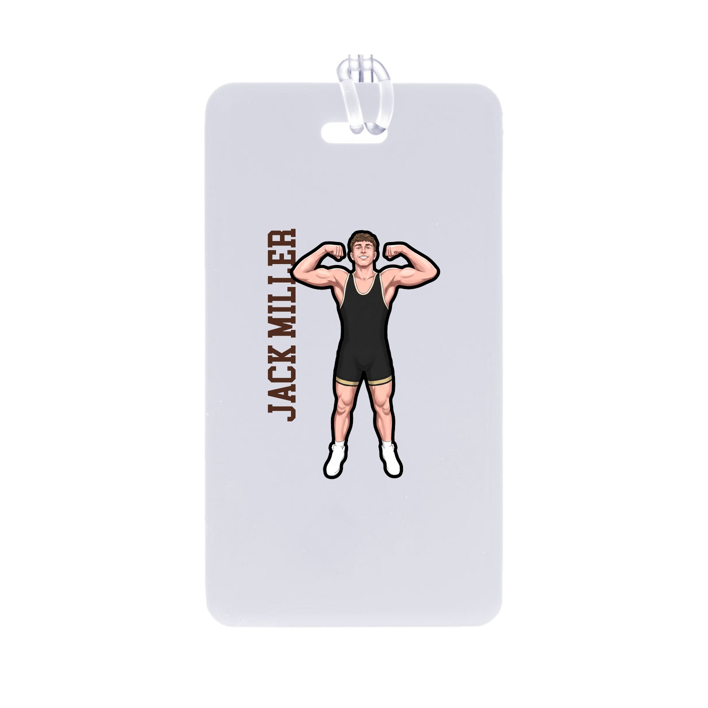 Bag Tag — Name Vertical in Classic