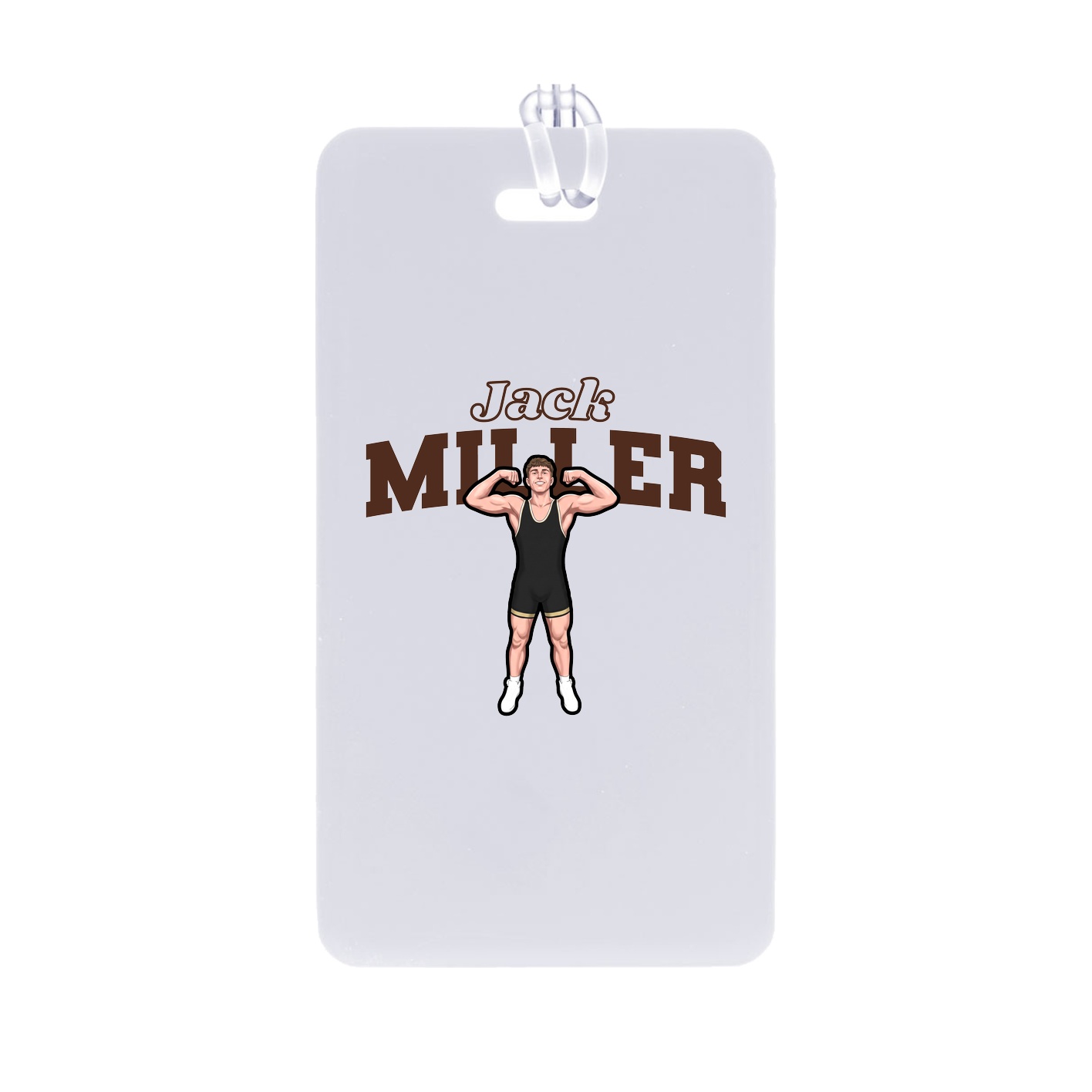 Bag Tag — Name Arch in Classic