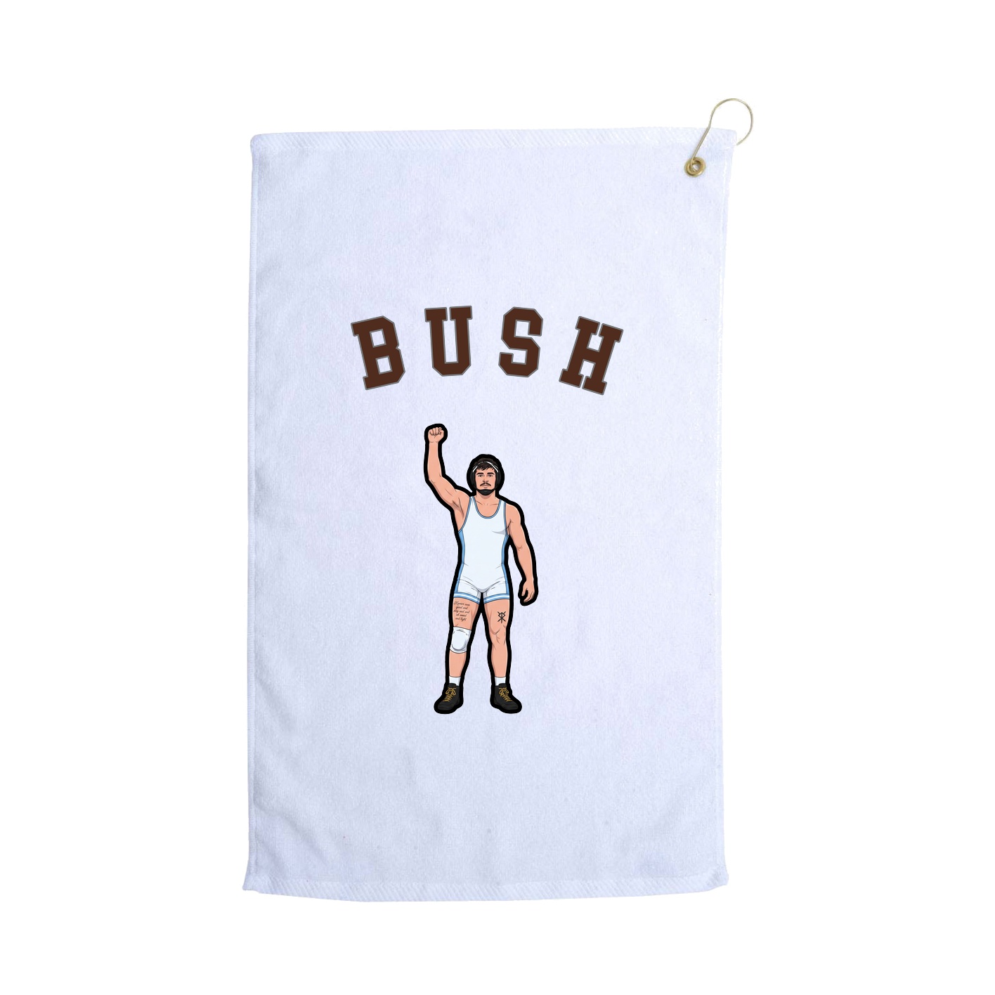 Golf Towel — Shirsey Arch in White