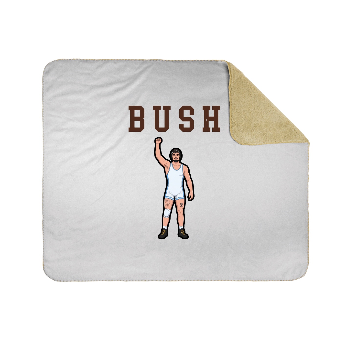 Throw Blanket — Shirsey in White
