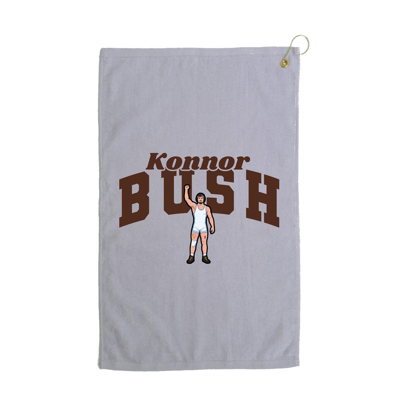 Golf Towel — Signature Arch in Grey
