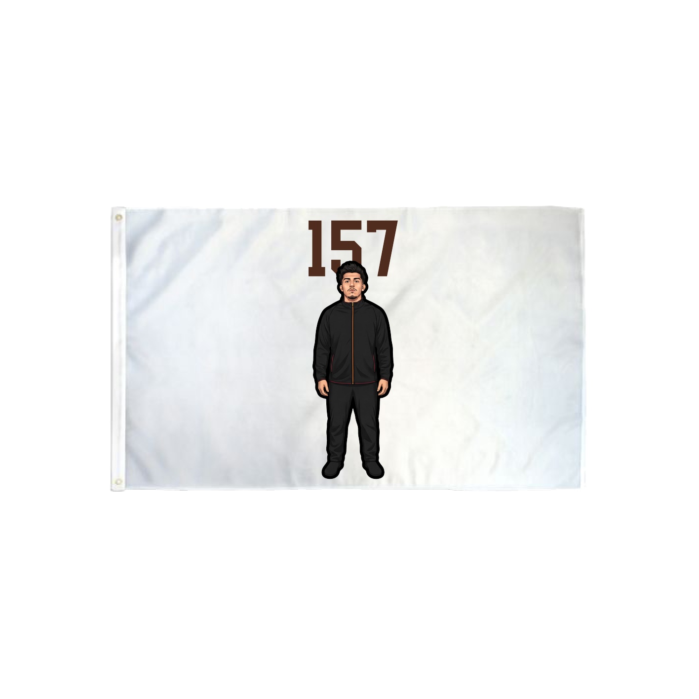3x5 Flag — Number Top in Classic