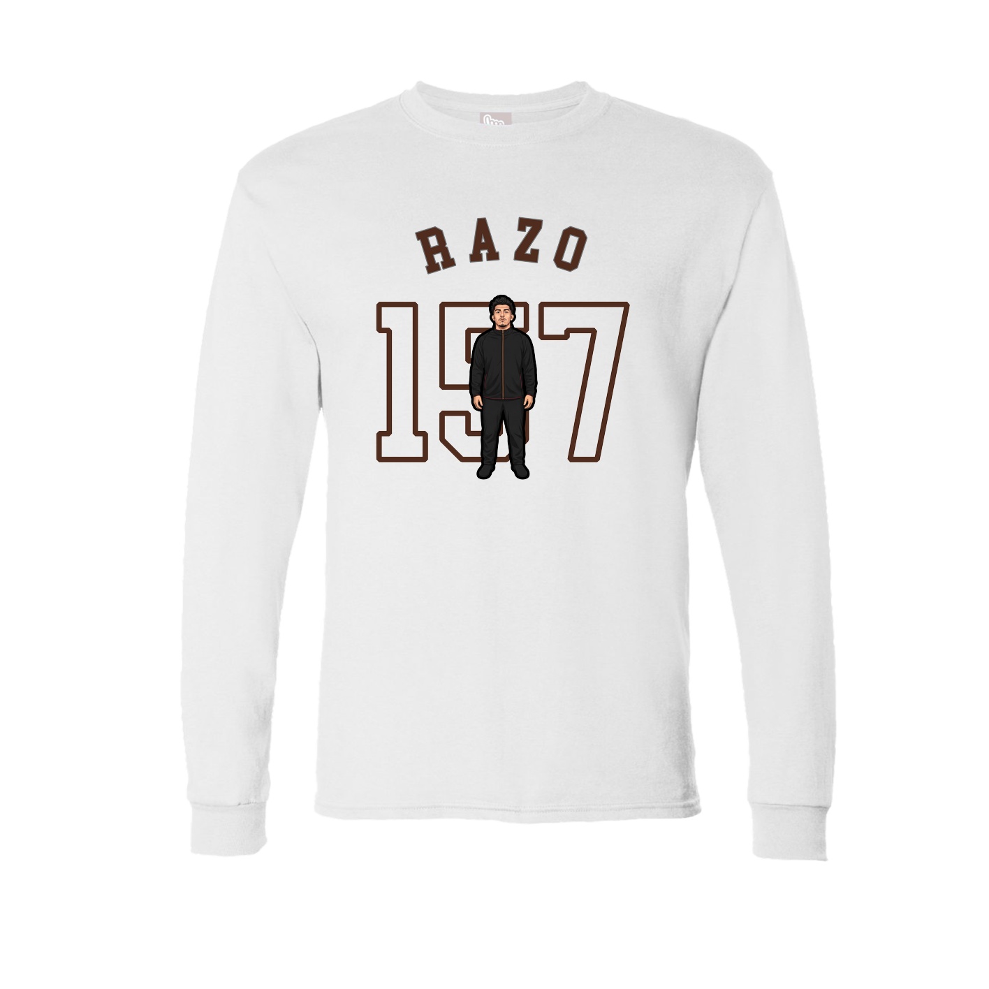 Long Sleeve Tee — Shirsey Arch in White