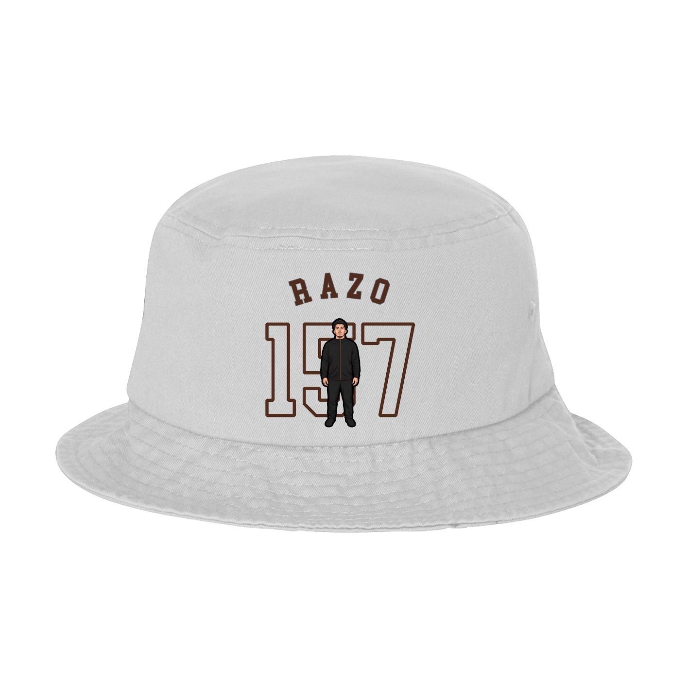 Bucket Cap — Shirsey Arch in White
