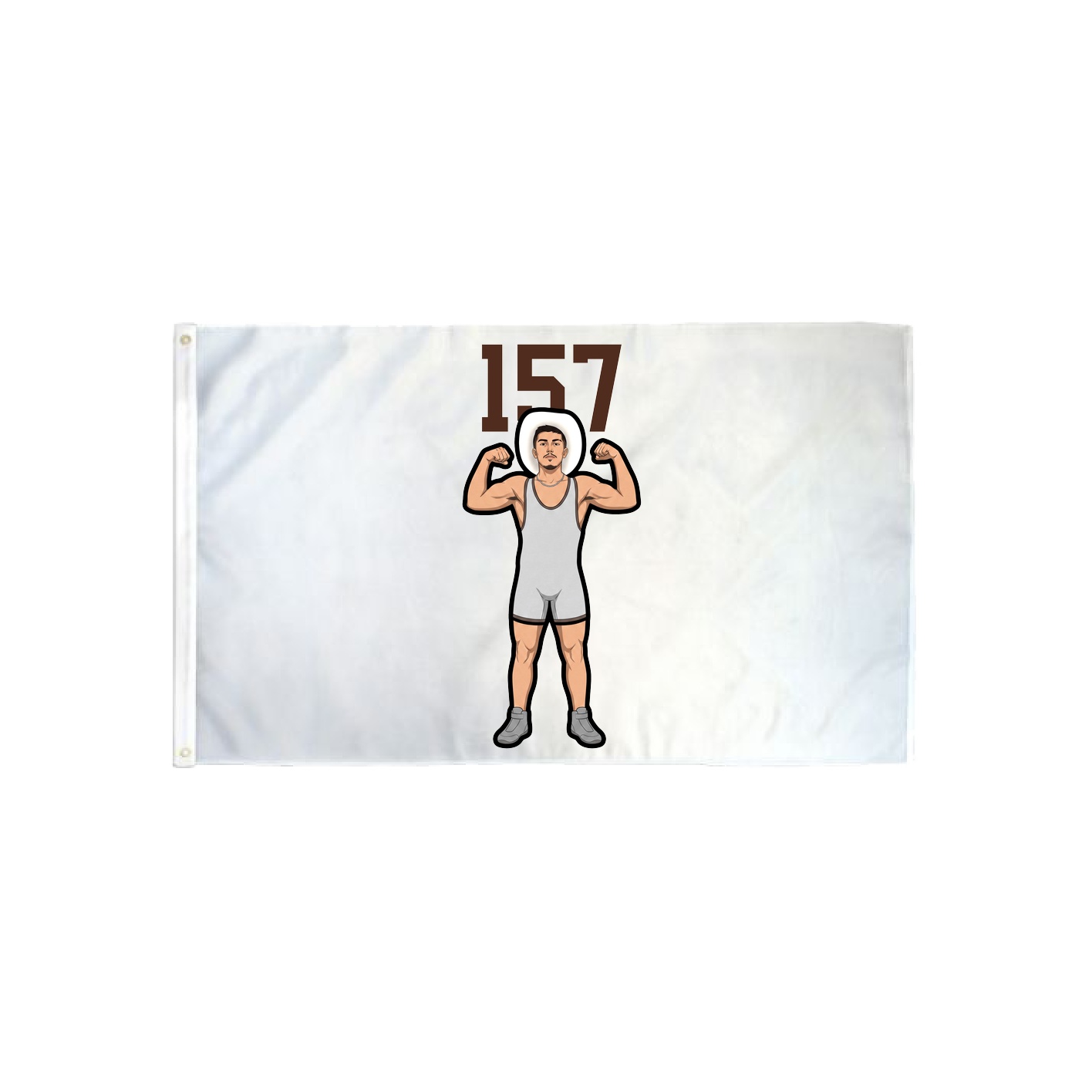 3x5 Flag — Number Top in Classic