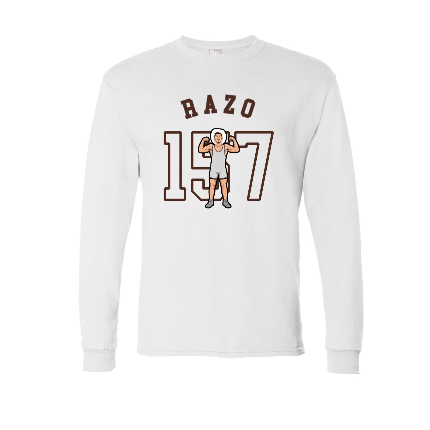 Long Sleeve Tee — Shirsey Arch in White