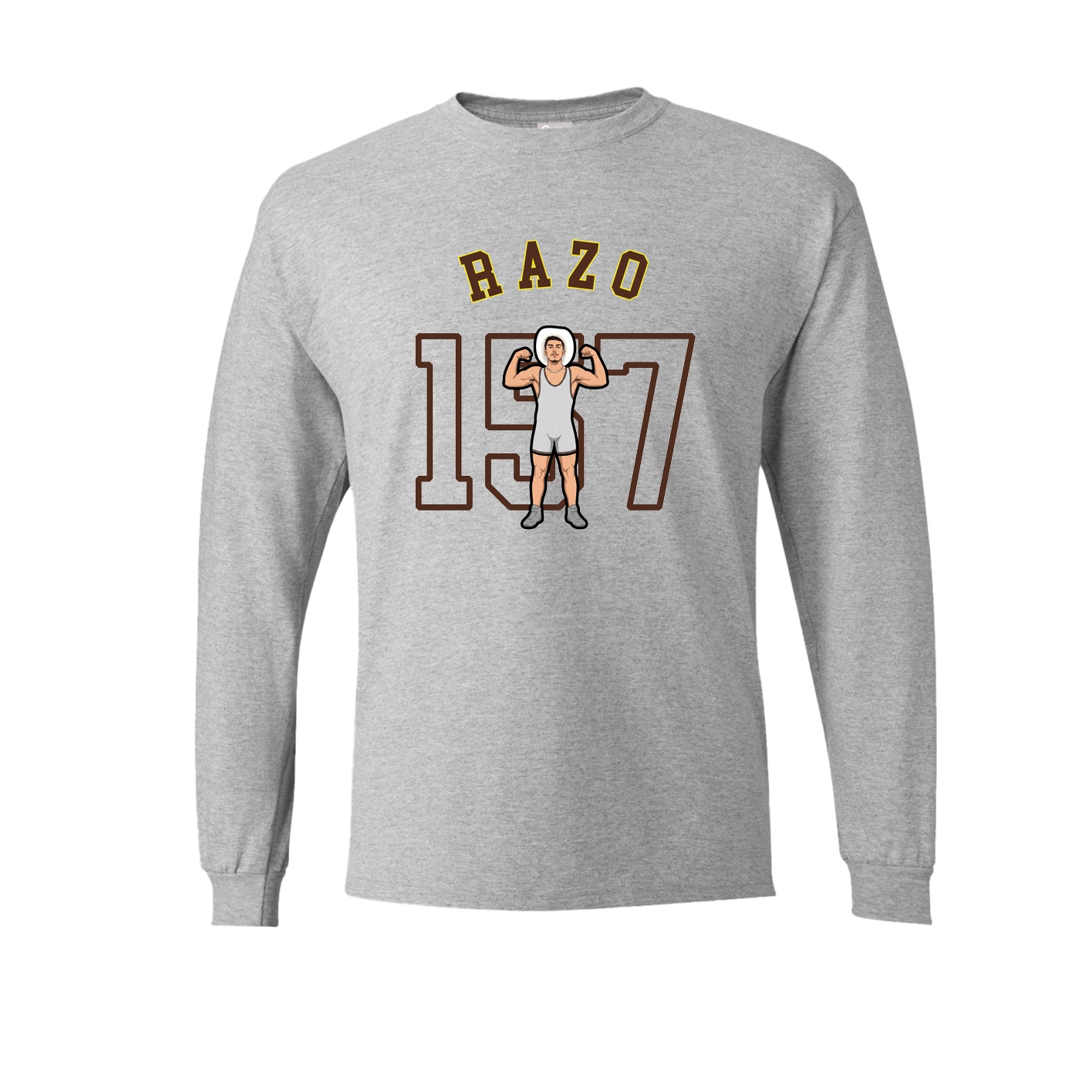 Long Sleeve Tee — Shirsey Arch in Grey