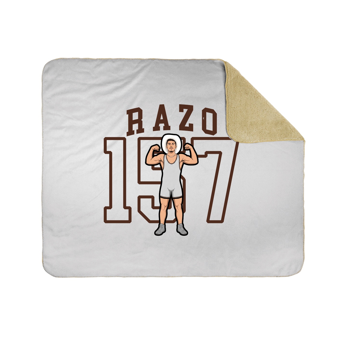 Throw Blanket — Shirsey in White