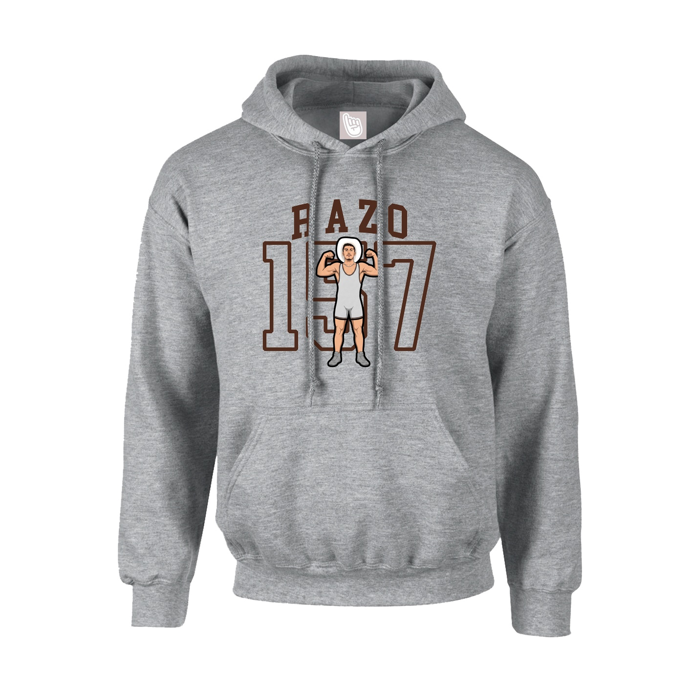 Hoodie — Shirsey in Grey