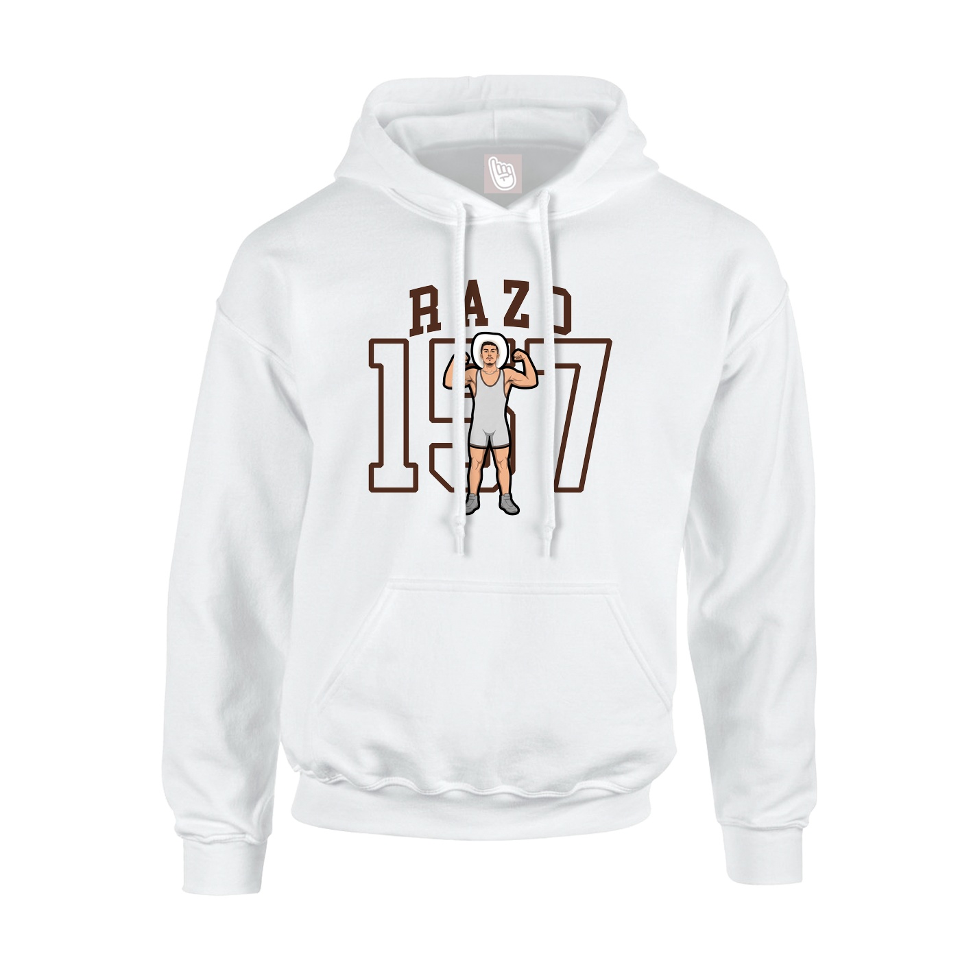 Hoodie — Shirsey in White