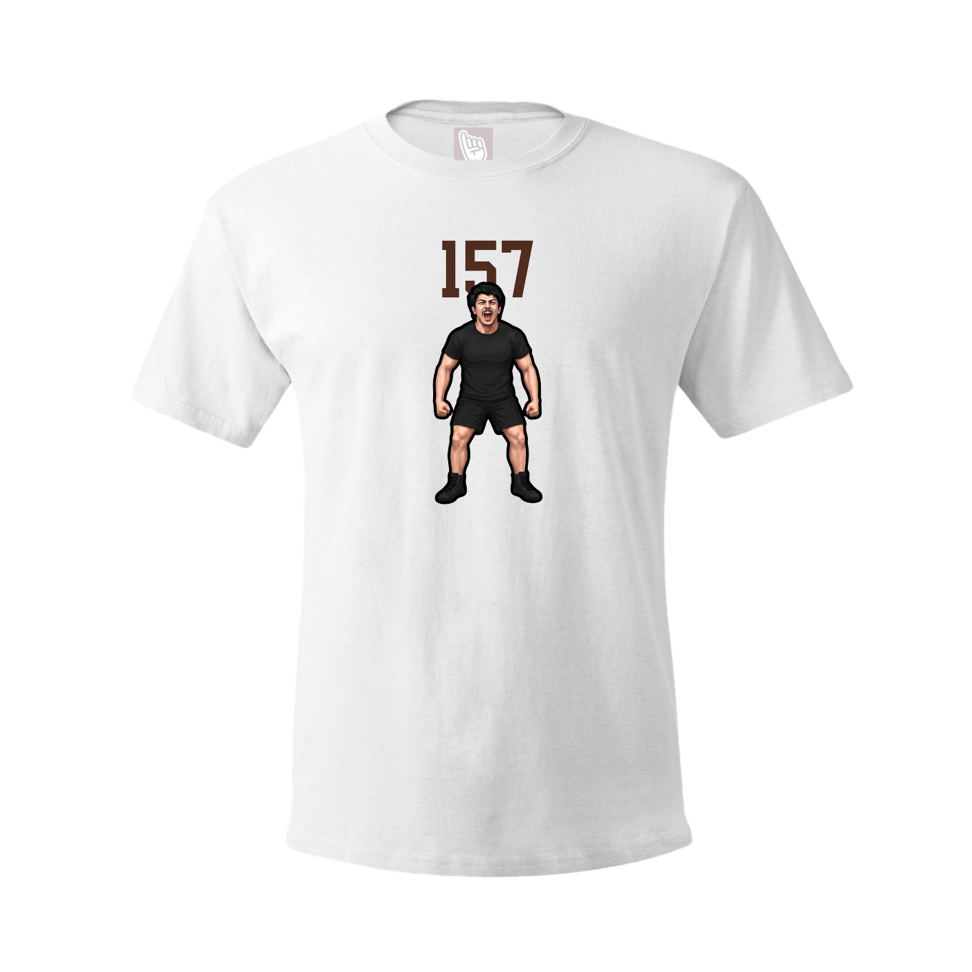 Tee — Number Top in White