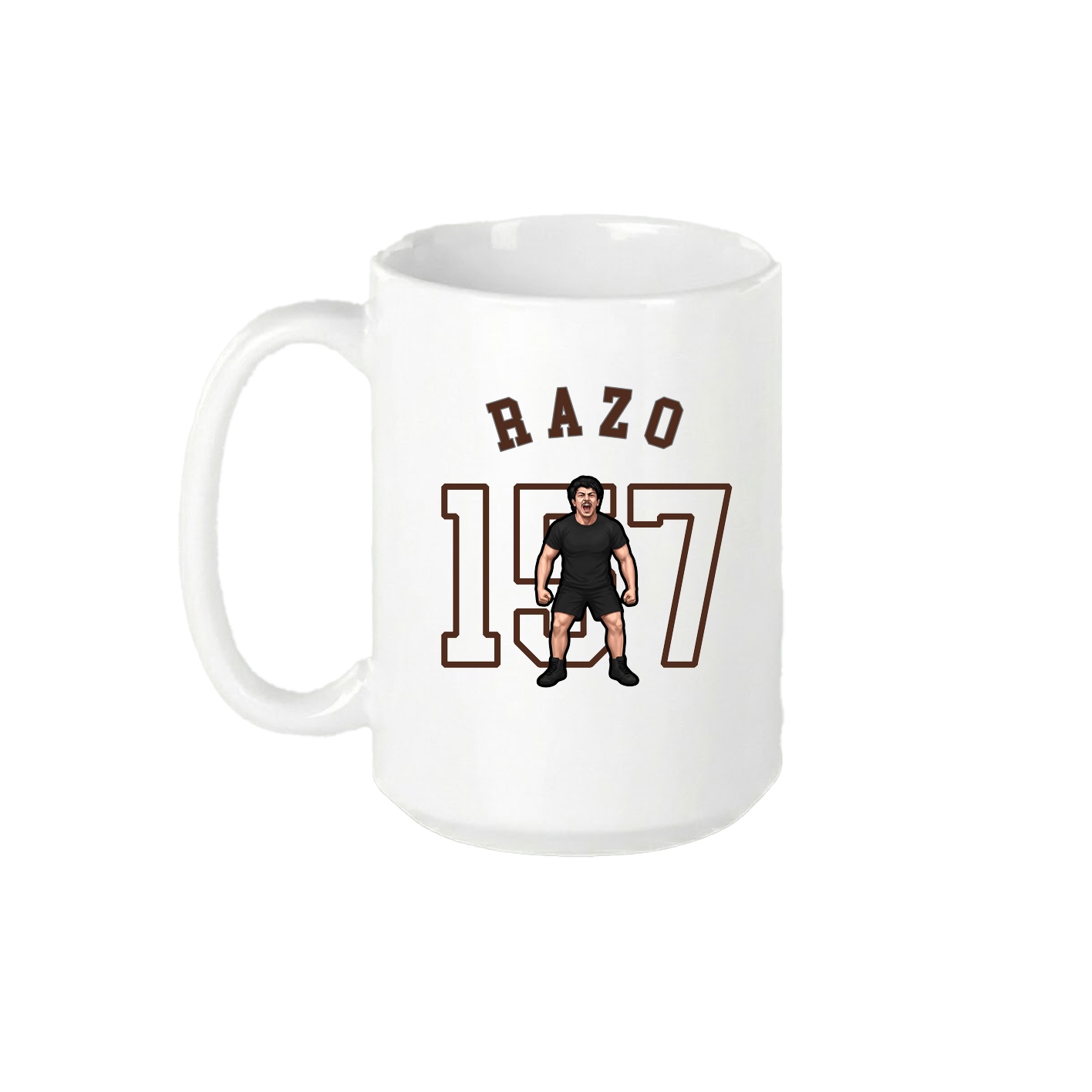 15oz Coffee Mug — Shirsey Arch in White
