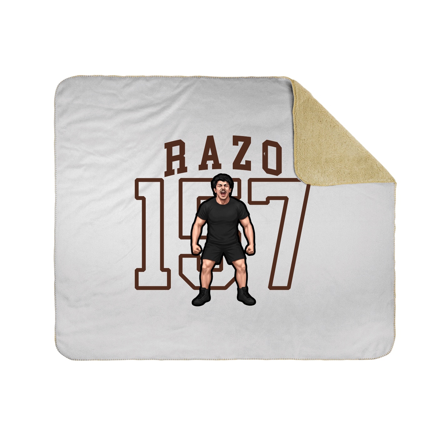 Throw Blanket — Shirsey in White