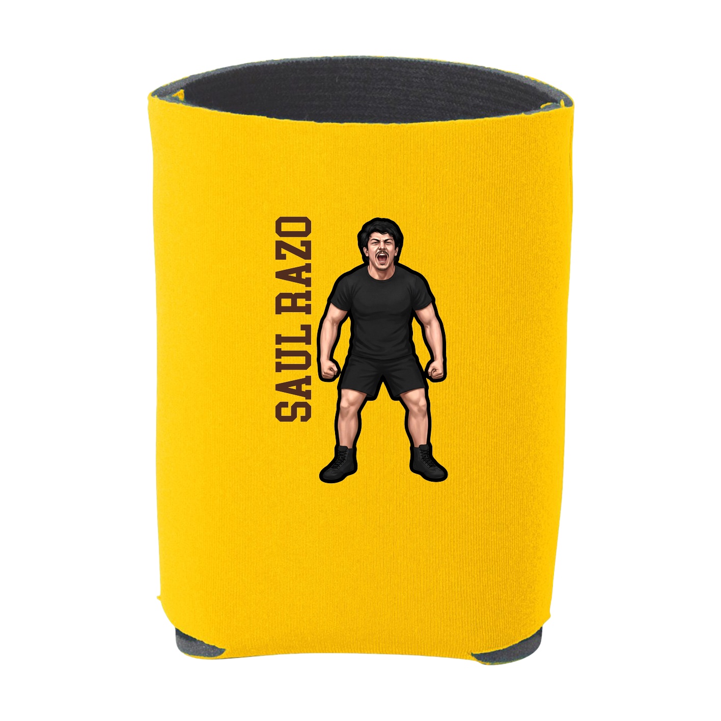 Can Holder — Name Vertical in Yellow