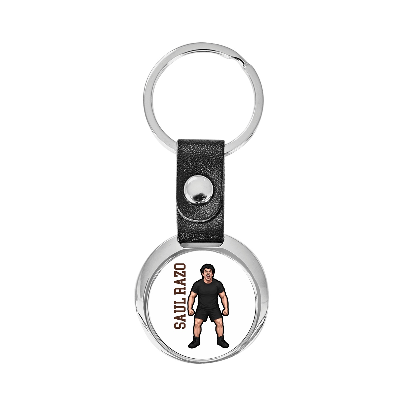 Key Chain — Name Vertical in Classic