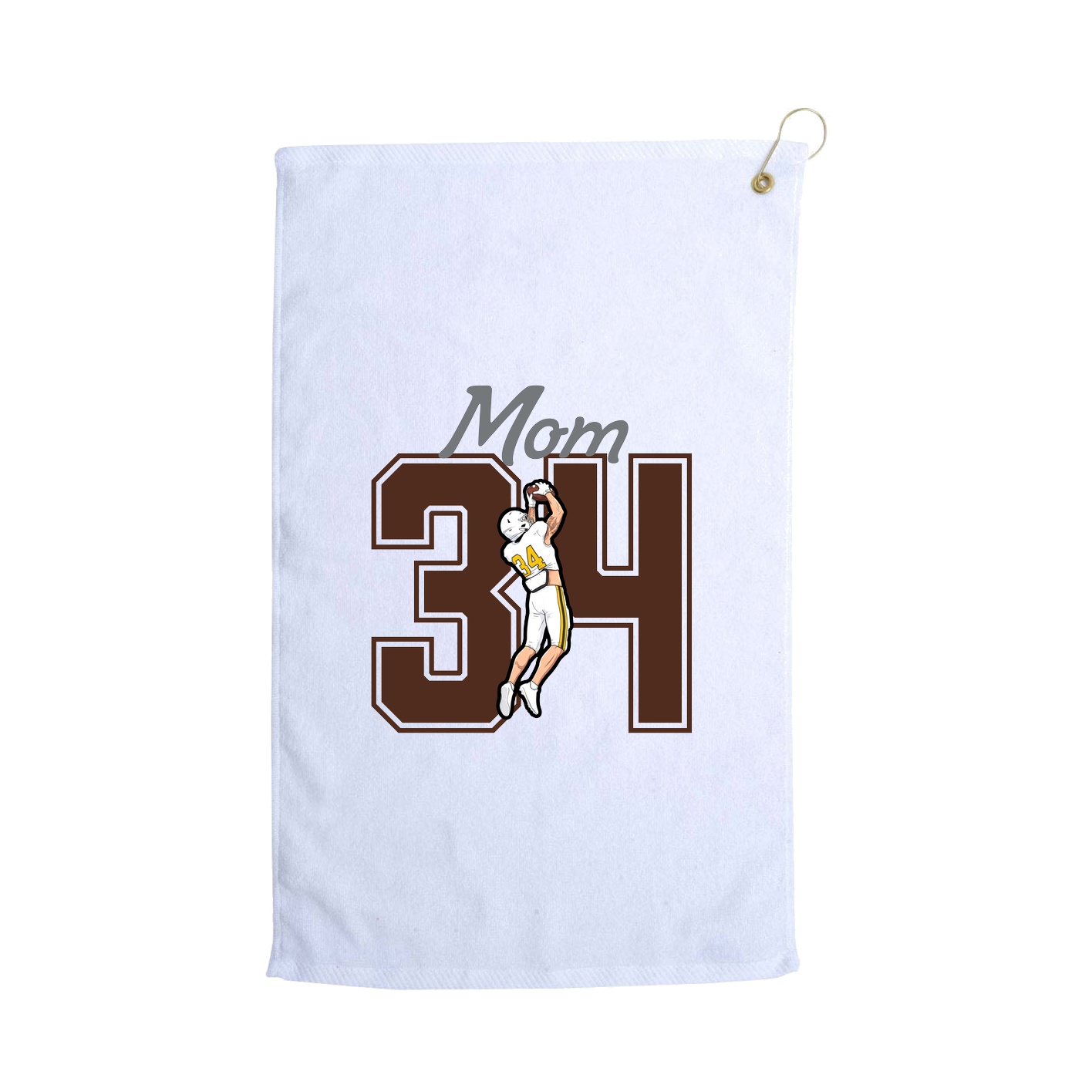 Golf Towel — Mothers Day Shirsey in White