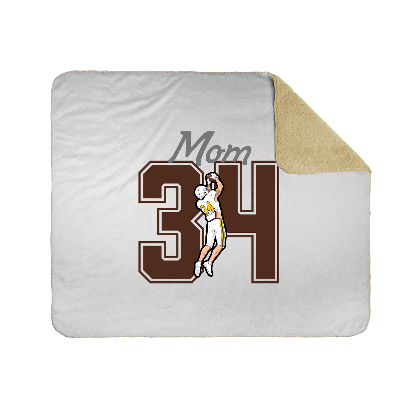 Throw Blanket — Mothers Day Shirsey in White