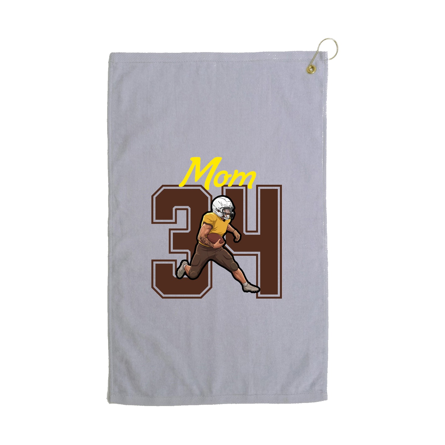 Golf Towel — Mothers Day Shirsey in Grey