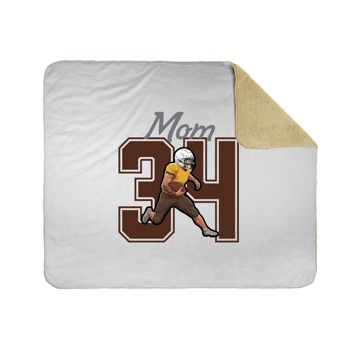 Throw Blanket — Mothers Day Shirsey in White