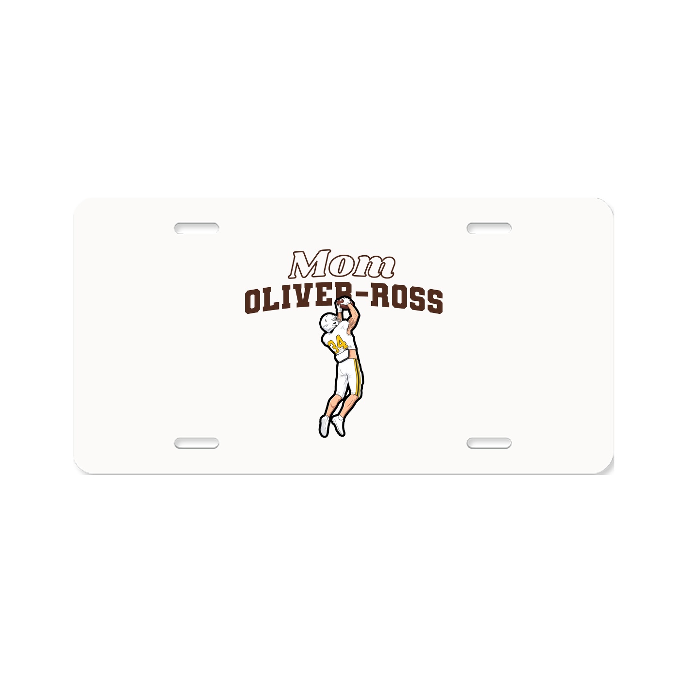 License Plate — Mothers Day Block in Classic