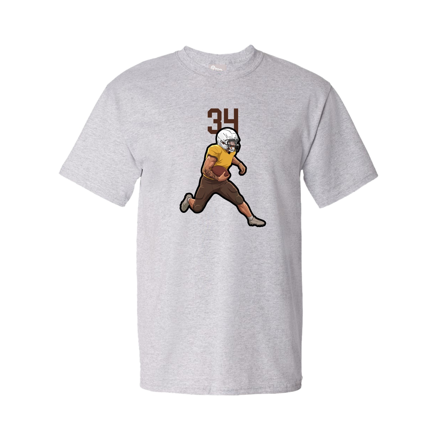 Tee — Number Top in Grey