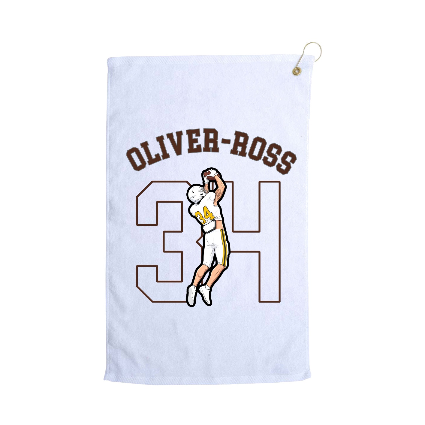 Golf Towel — Shirsey Arch in White