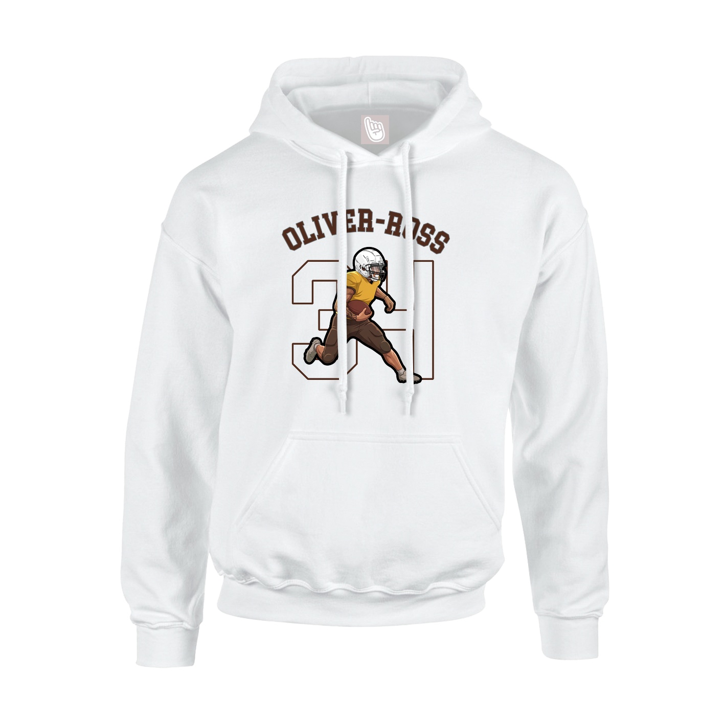 Youth Hoodie — Shirsey Arch in White