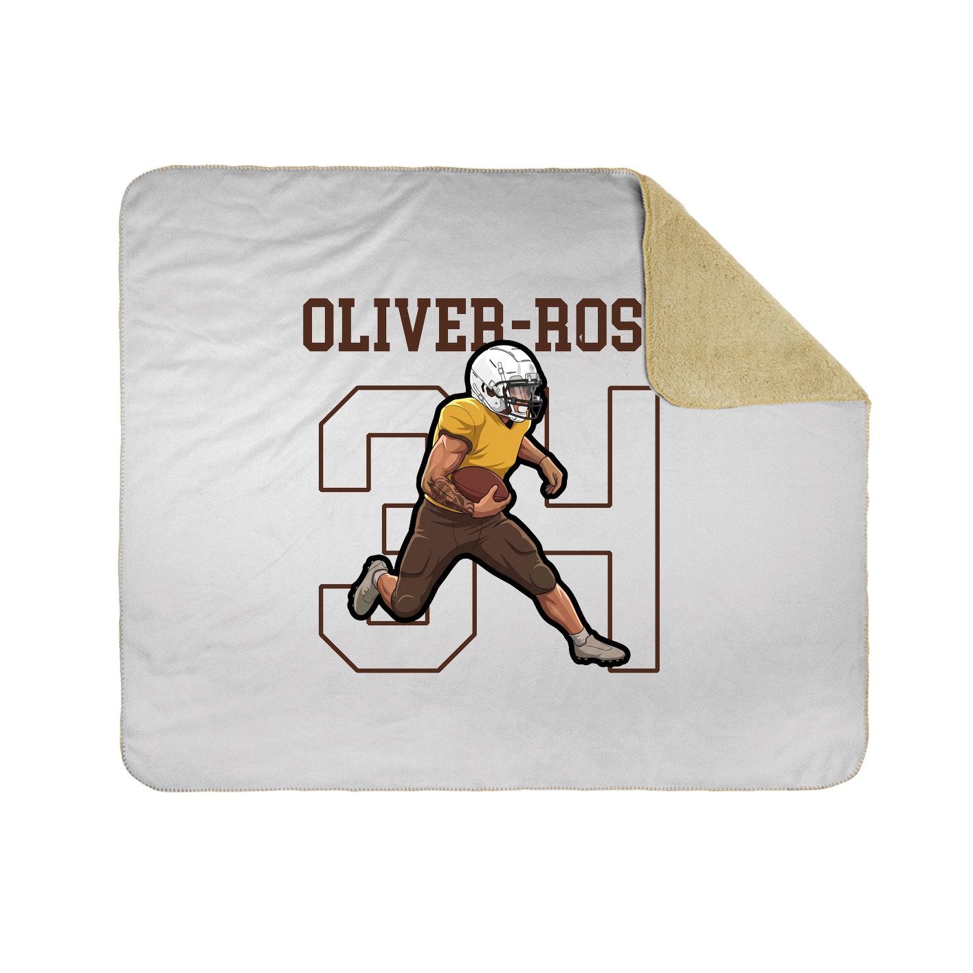 Throw Blanket — Shirsey in White
