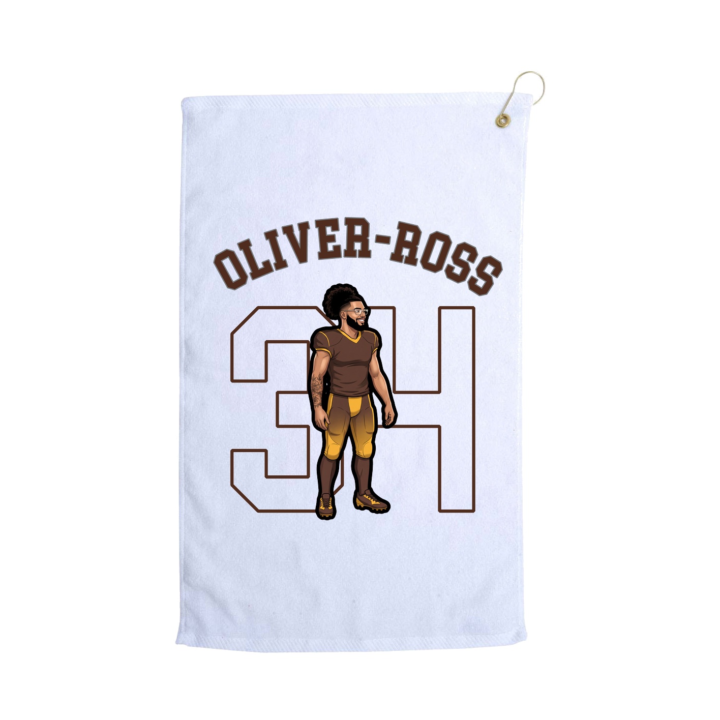 Golf Towel — Shirsey Arch in White