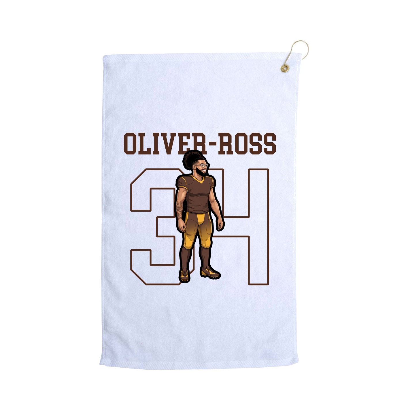 Golf Towel — Shirsey in White