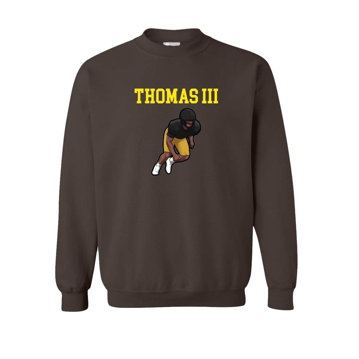 Fleece Crew — Shirsey in Brown