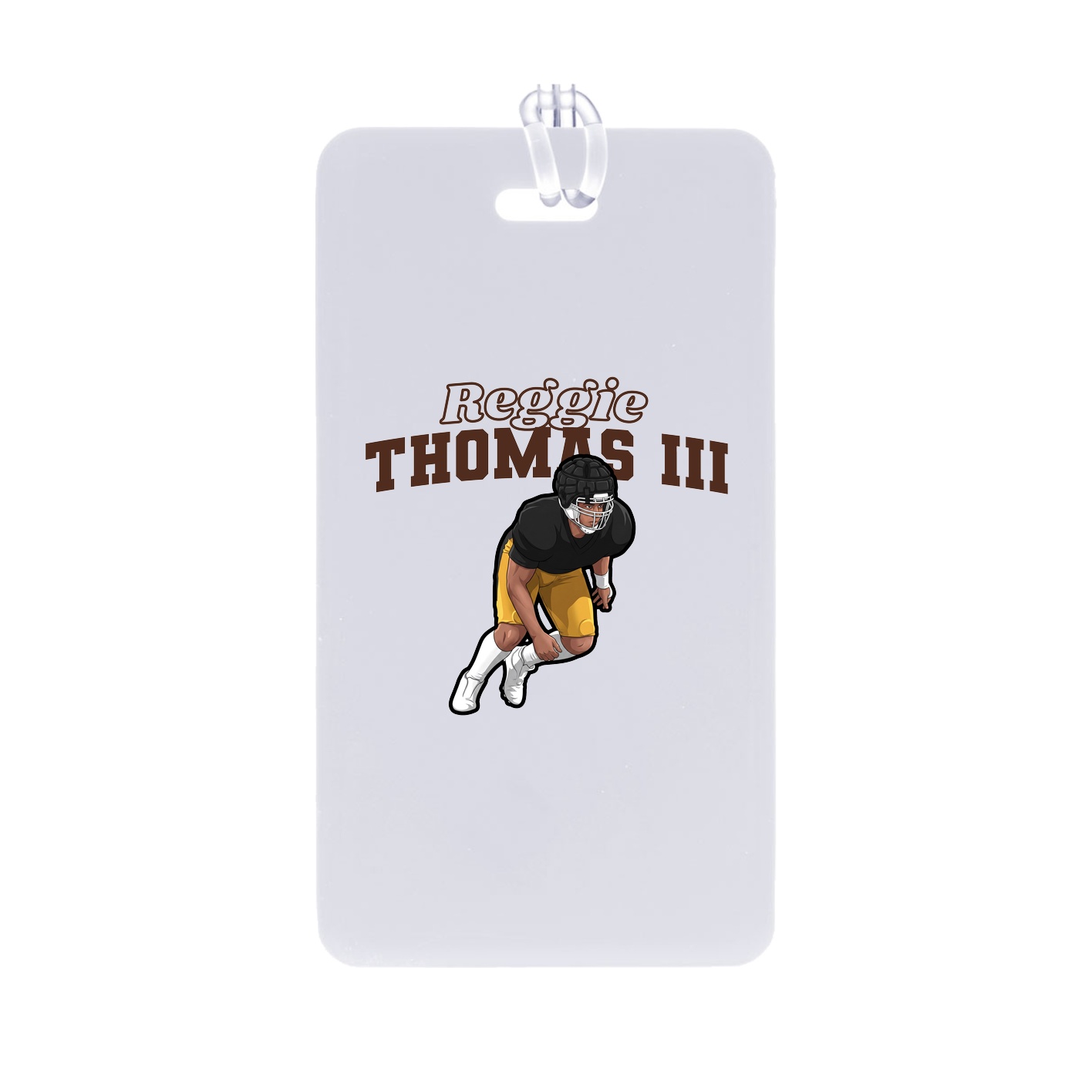 Bag Tag — Name Arch in Classic