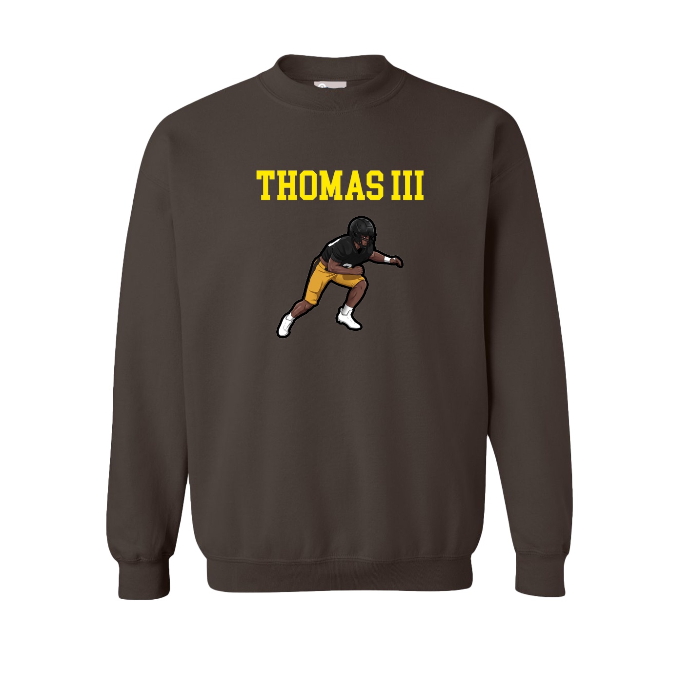 Fleece Crew — Shirsey in Brown