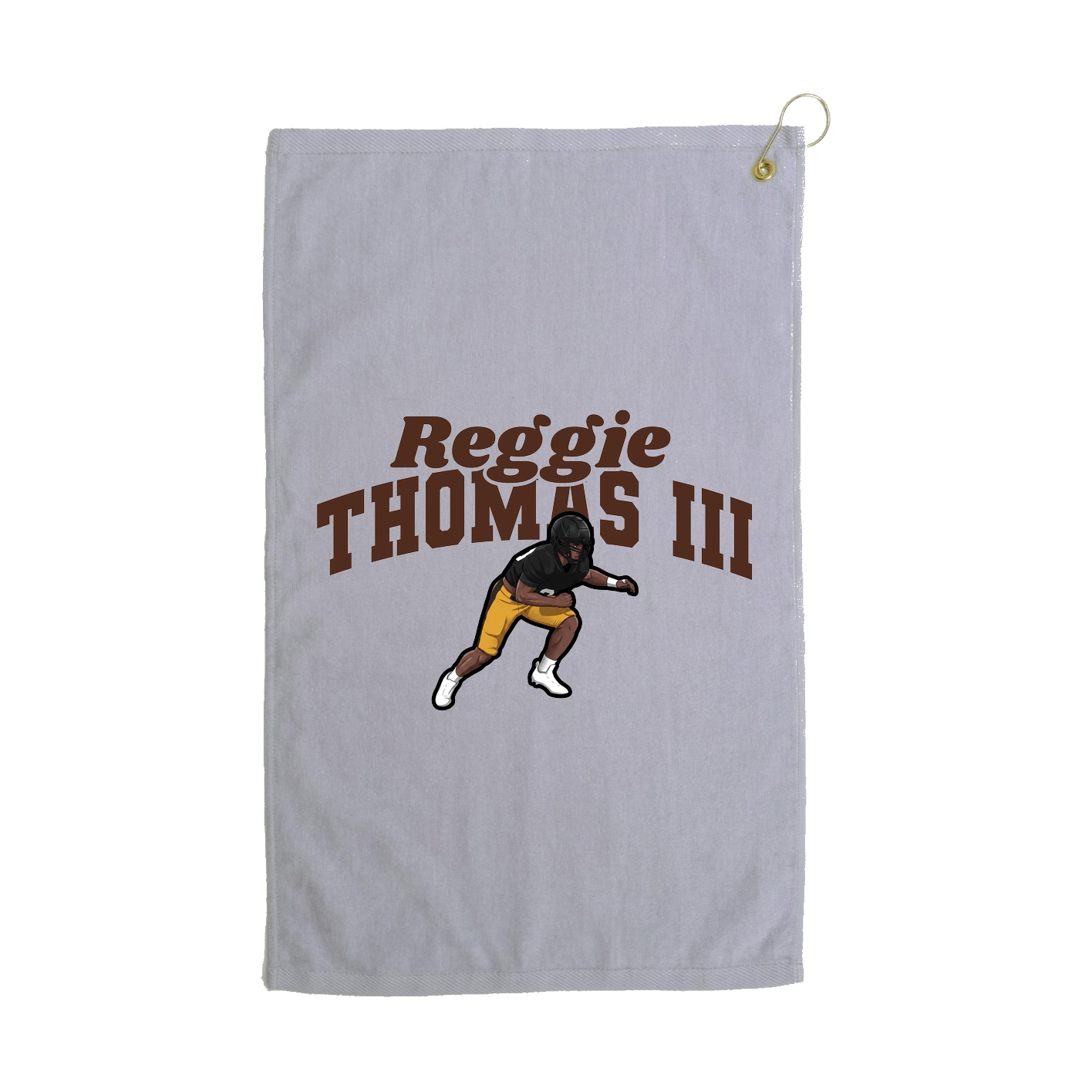Golf Towel — Signature Arch in Grey