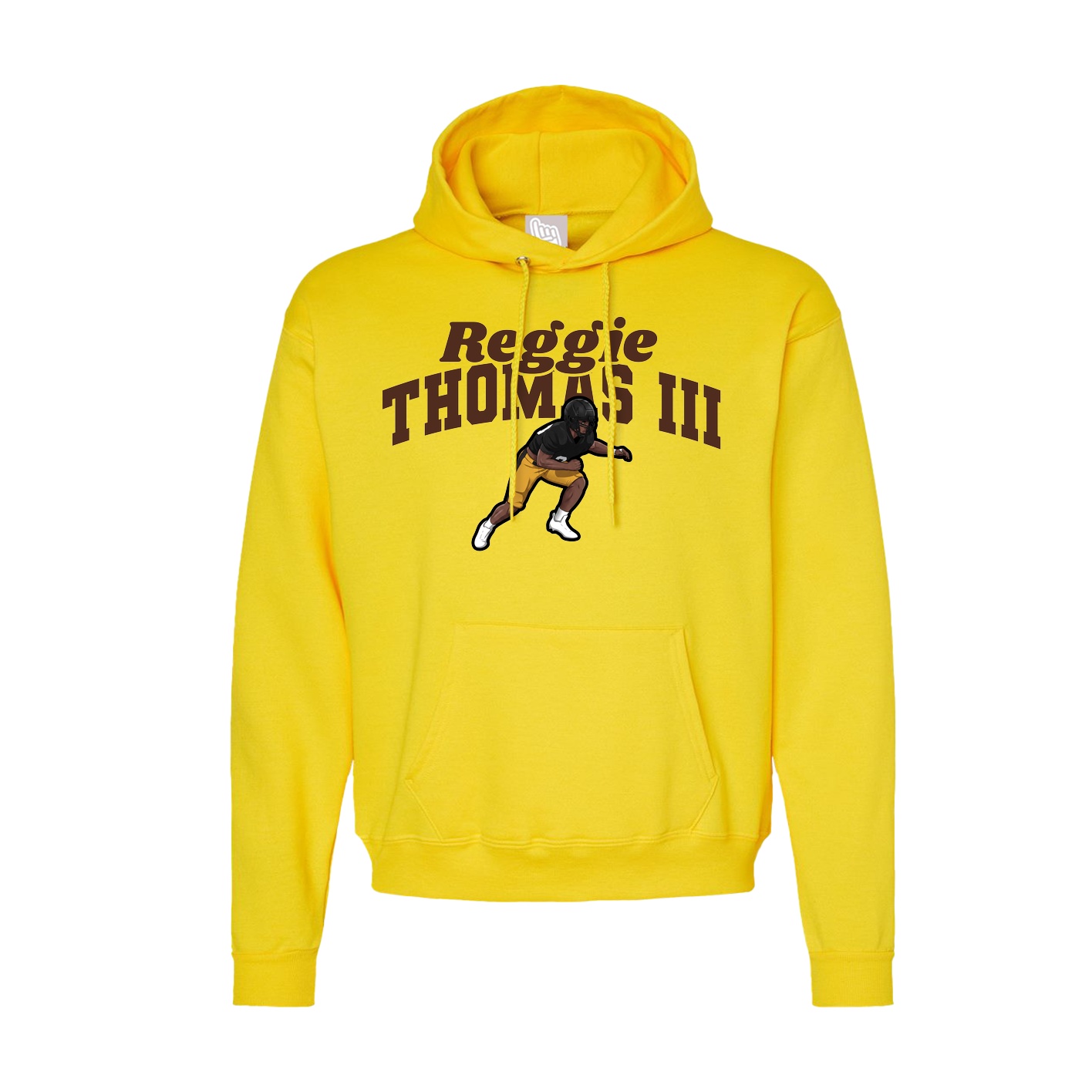 Hoodie — Signature Arch in Yellow