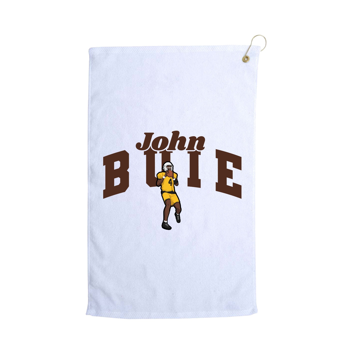 Golf Towel — Signature Arch in White