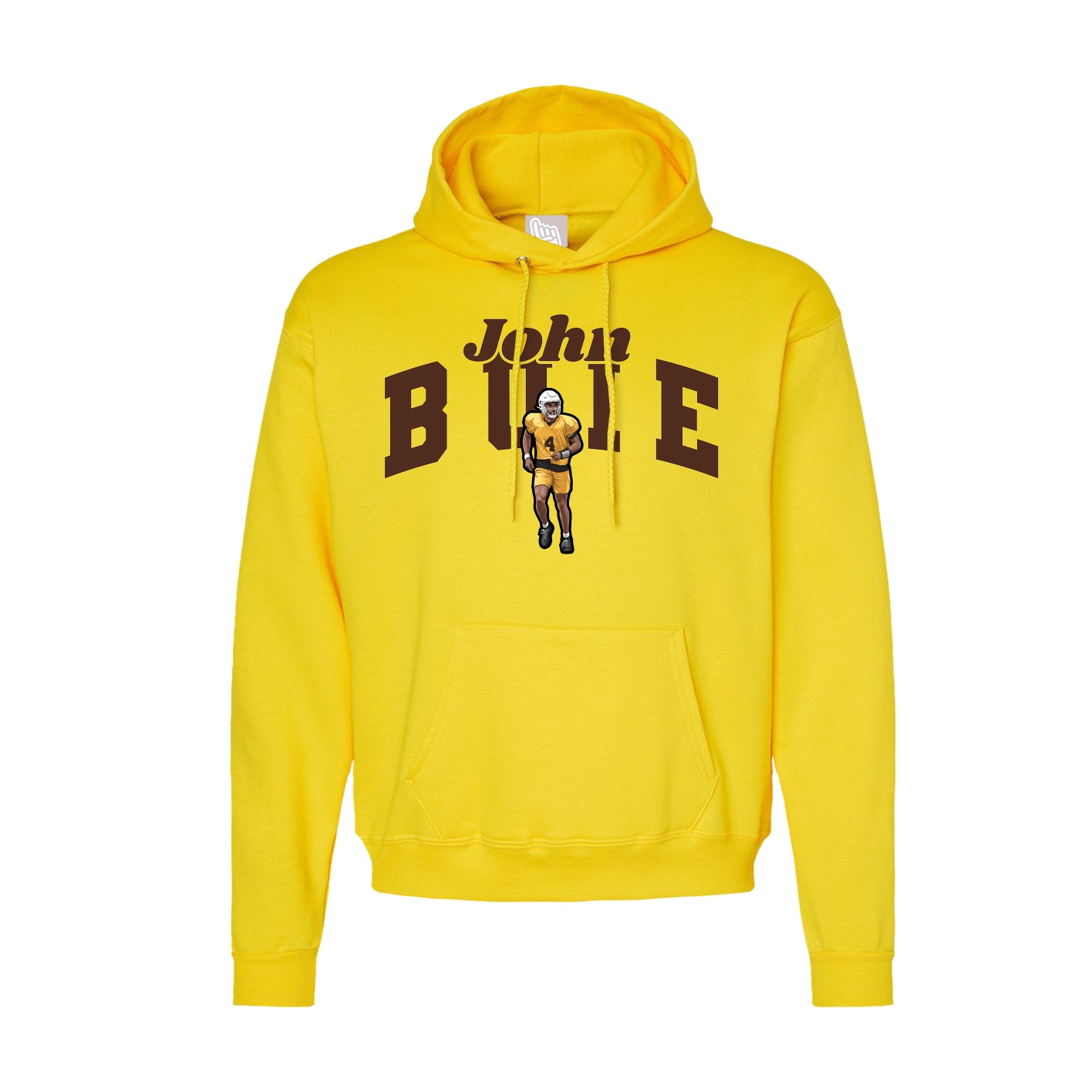Hoodie — Signature Arch in Yellow