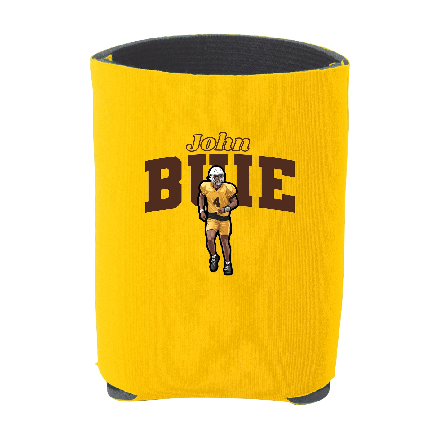 Can Holder — Name Arch in Yellow