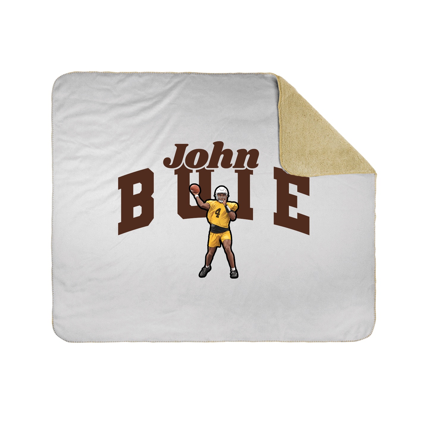 Throw Blanket — Signature Arch in White