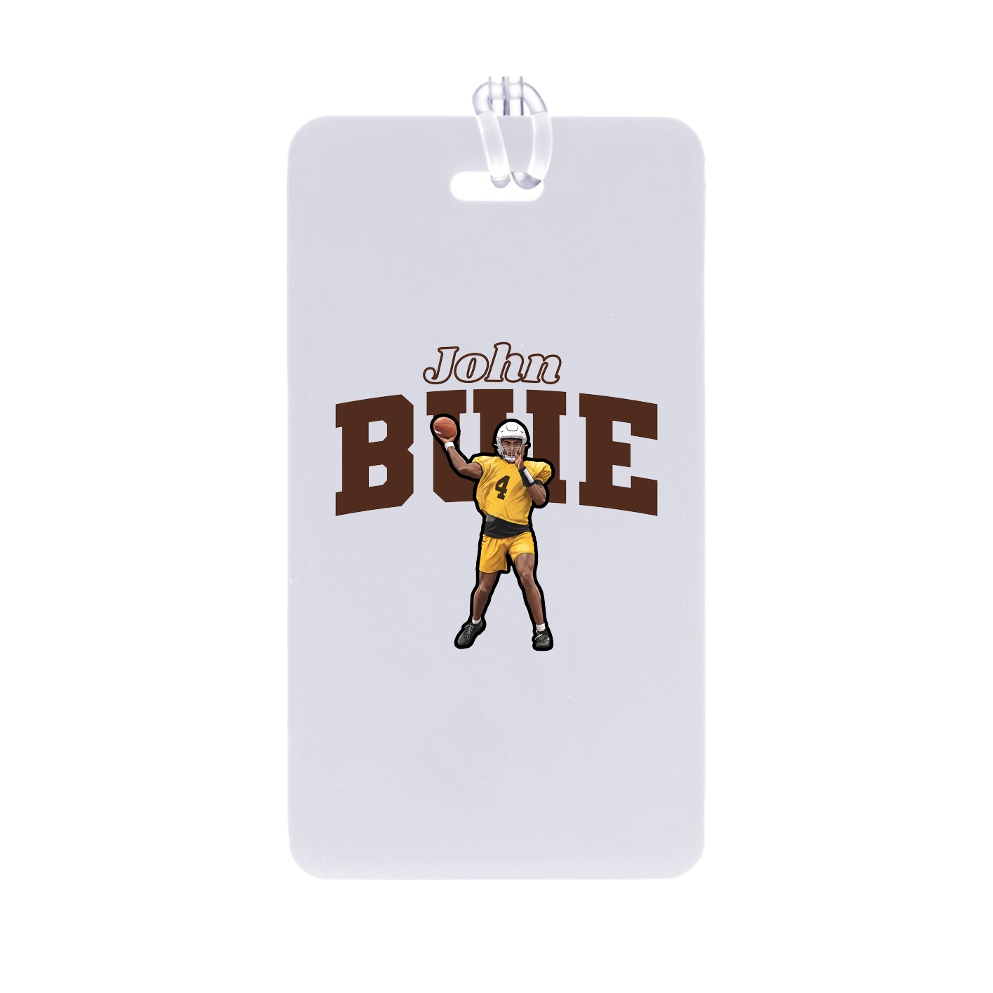Bag Tag — Name Arch in Classic