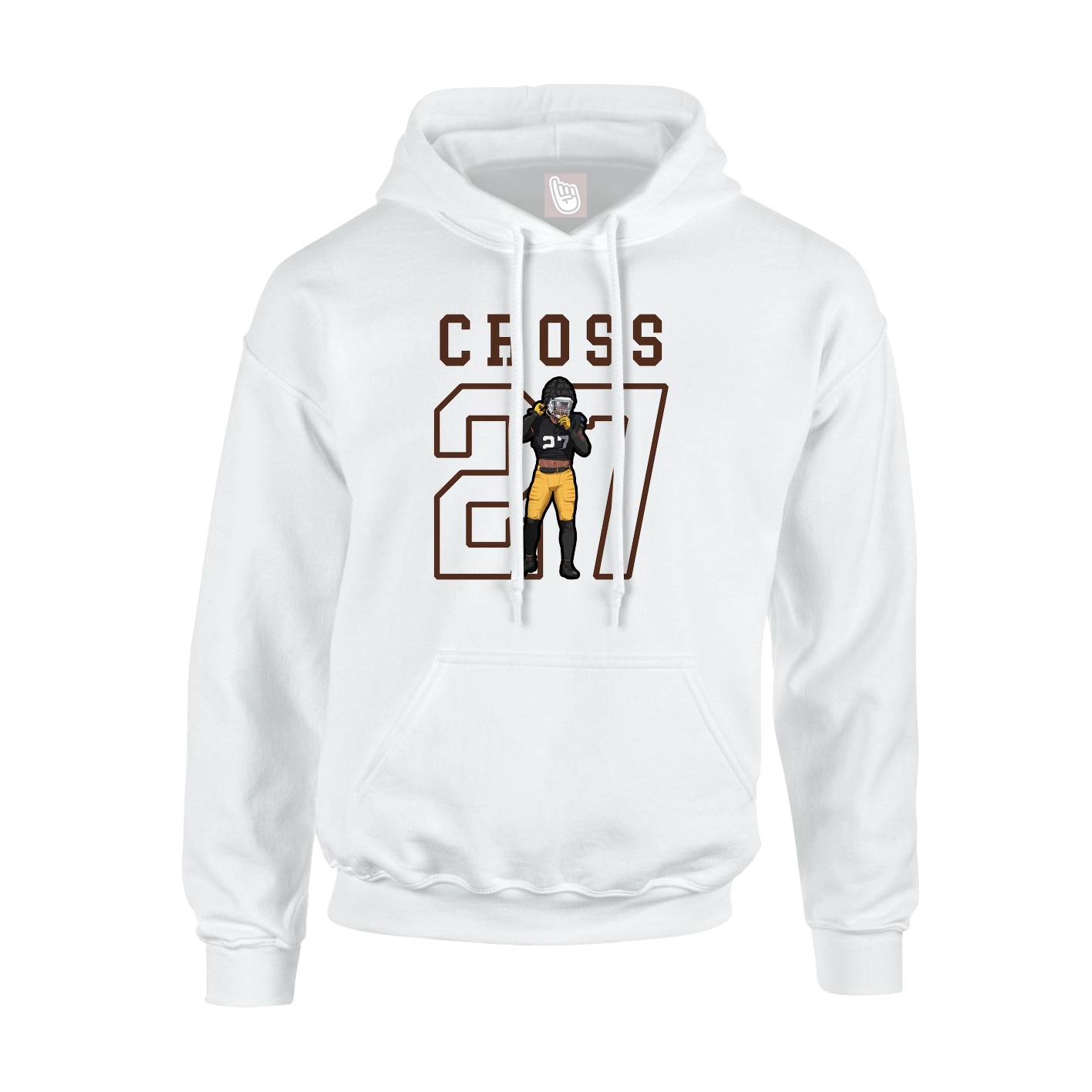 Hoodie — Shirsey in White