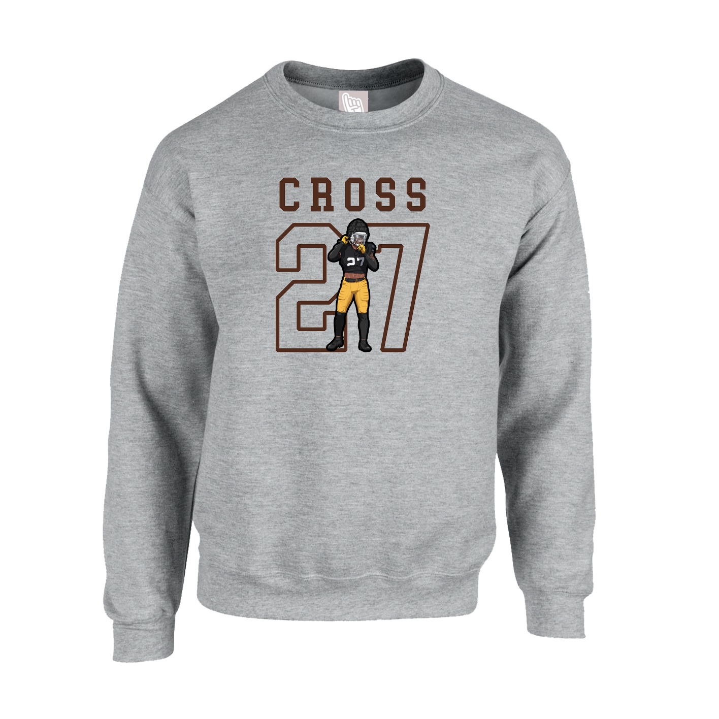 Fleece Crew — Shirsey in Grey