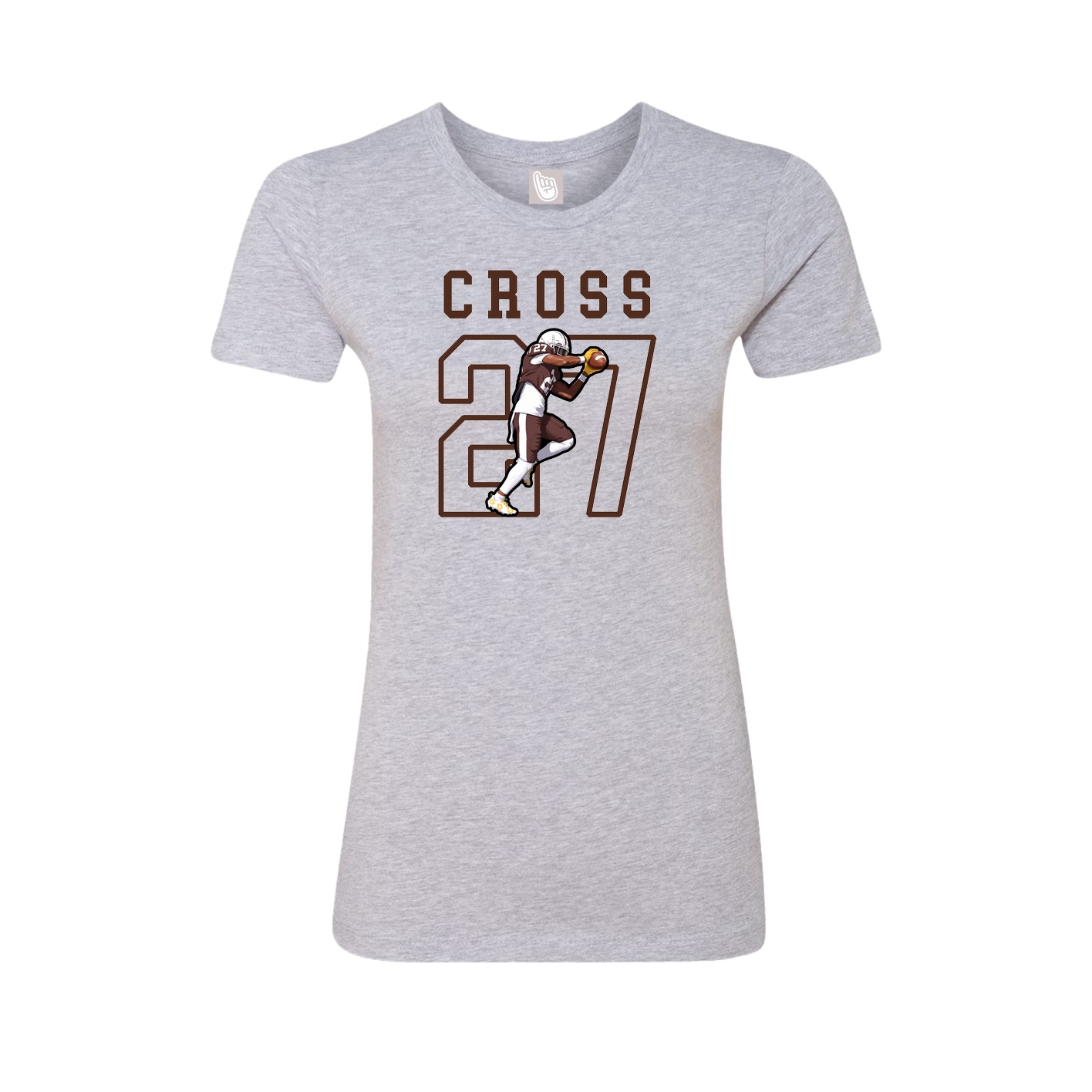 Fitted Women's Tee — Shirsey in Grey