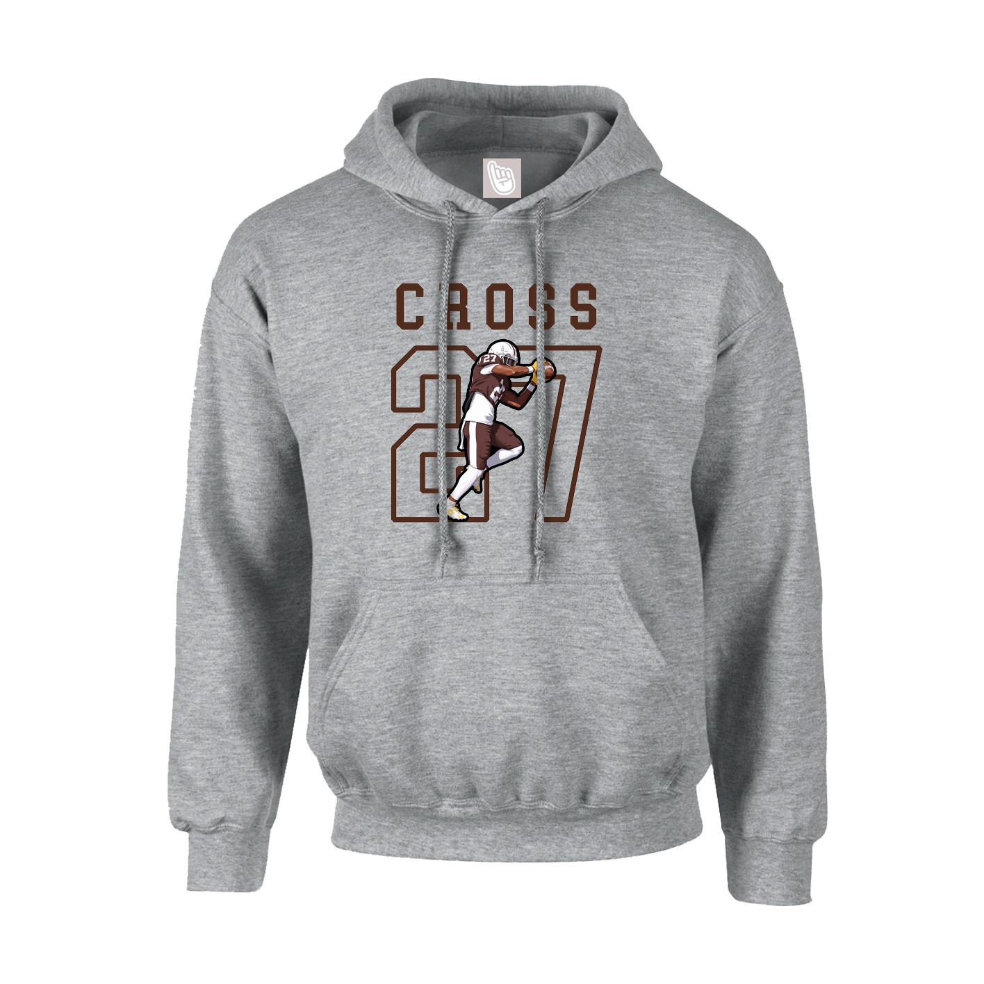 Hoodie — Shirsey in Grey