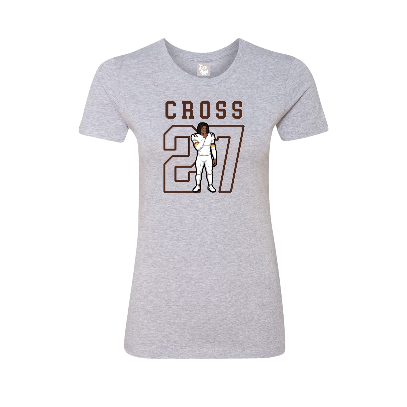 Fitted Women's Tee — Shirsey in Grey