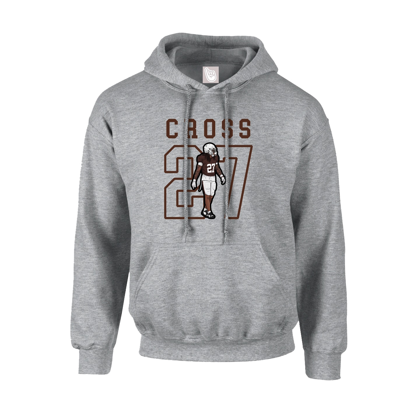 Hoodie — Shirsey in Grey