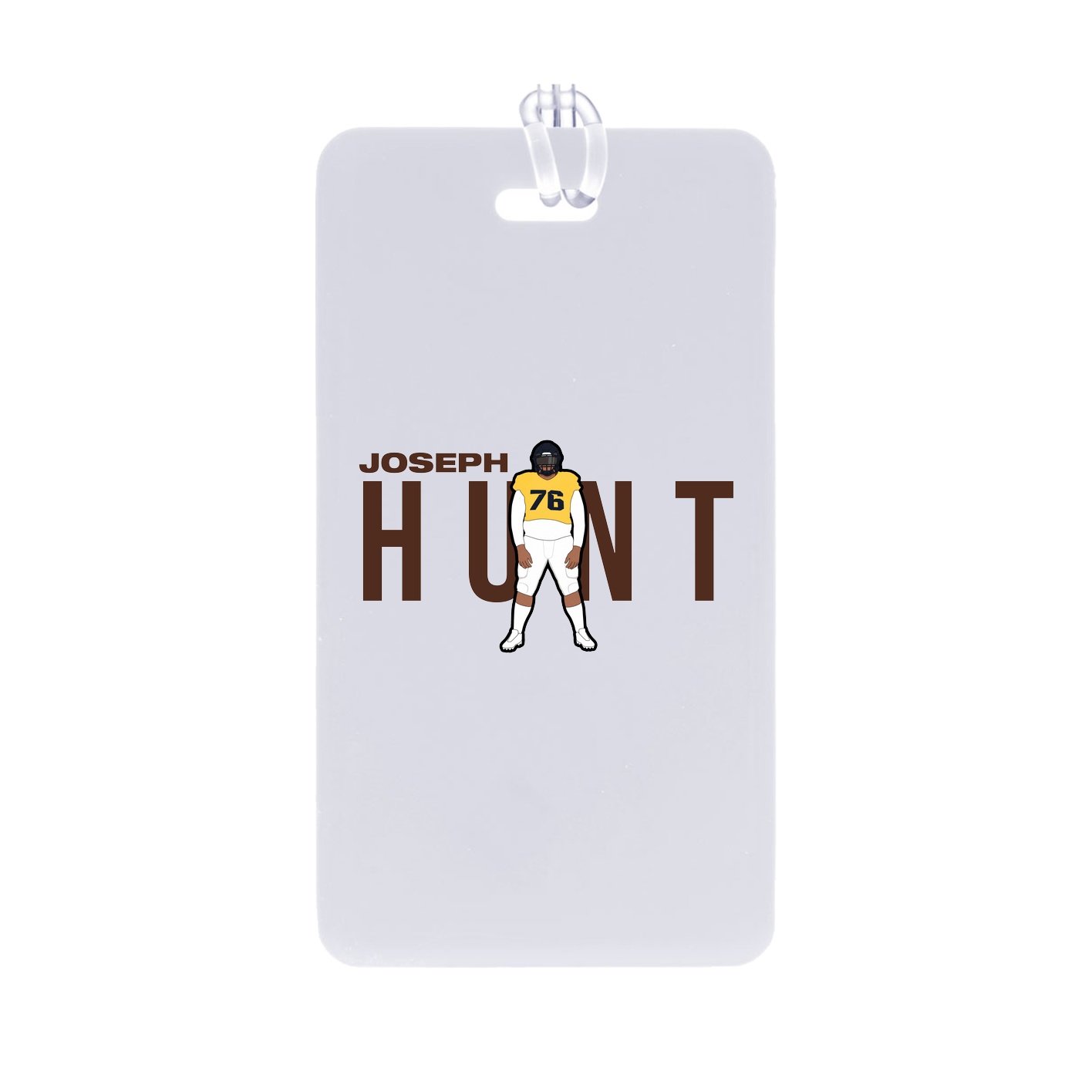 Bag Tag — Player Name in Classic