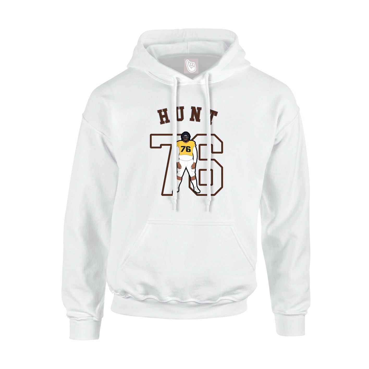 Youth Hoodie — Shirsey Arch in White